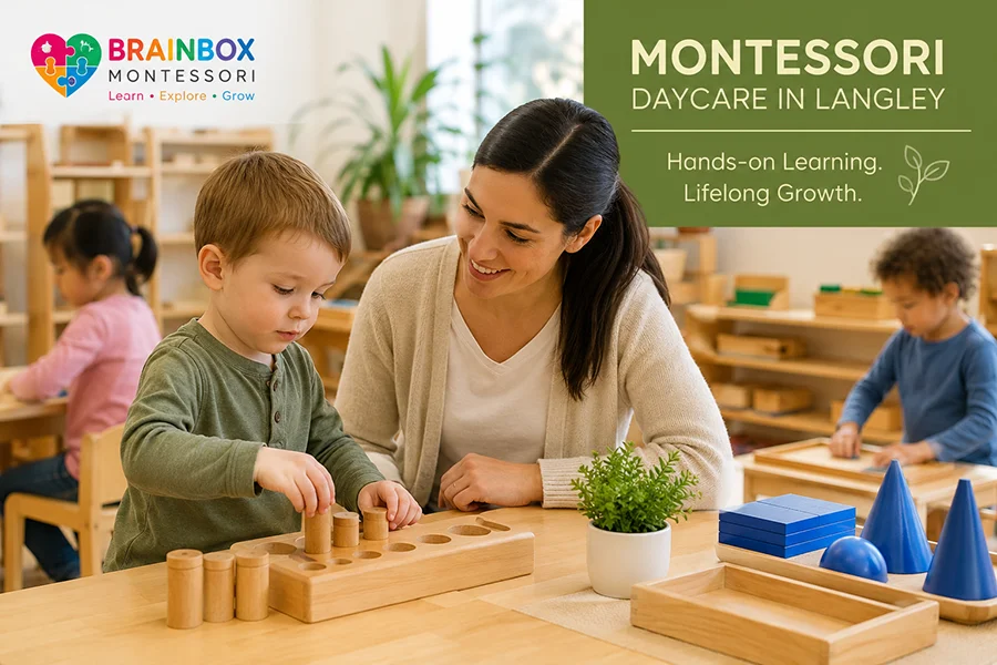 Montessori Daycare in Langley: How Hands-On Learning Supports Early Development